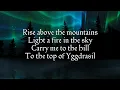 BROTHERS OF METAL|Yggdrasil [LYRICS]