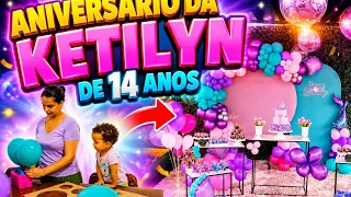 A Festa de Aniversário de 14 anos da Ketilyn, foi muito divertida 