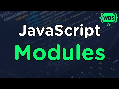 JavaScript ES6 Modules - YouTube thumbnail