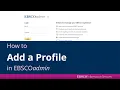 Adding User Profiles with EBSCOadmin - Tutorial