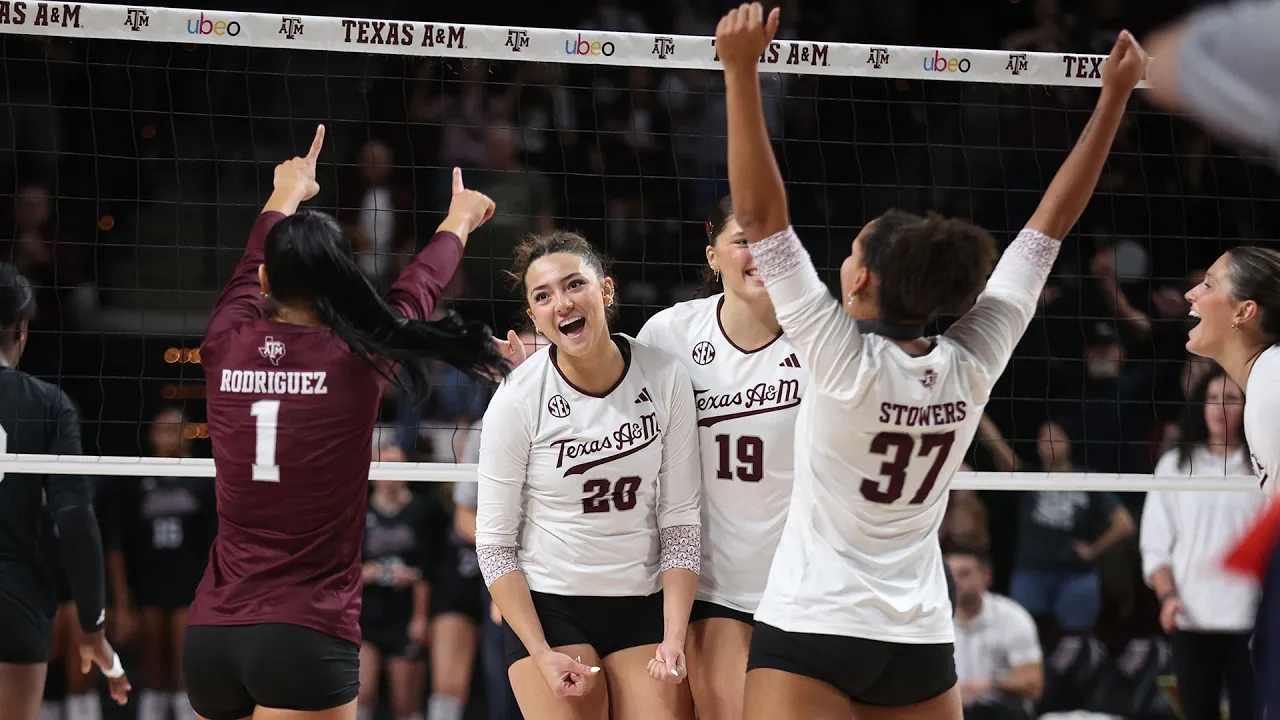 Volleyball Highlights: A&M 3, Mississippi State 0