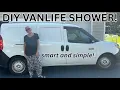 Download Lagu DIY Vanlife Shower | Solar Bag, Bamboo Mat \u0026 Thrifted Curtain Setup 🚐🌞