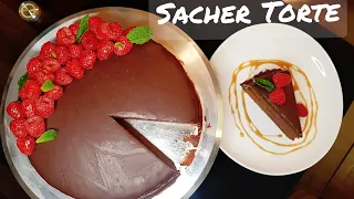 Sacher Torte, or Sacher cake has a long and turbulent history, but I won't talk about that now - if . 
