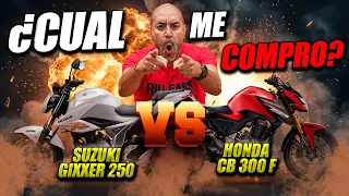Suzuki Gixxer 250🆚Honda Cb 300F🔥Cual me Compro?🤔  |FULLGASS