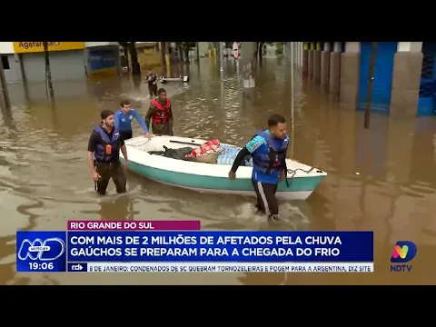 Desastre no Rio Grande do Sul: população atingida por enchentes se prepara para o frio