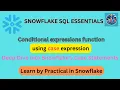Mastering Case Expressions in Snowflake A Comprehensive Guide