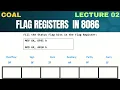Flag Registers in 8086 Microprocessor Status Flags Carry Flag Parity Flag Auxiliary Flag