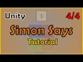 Unity Simon Says Tutorial