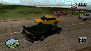 Farewell, my love... with a 3 Star Wanted Level - GTA San Andreas - Badlands mission 11