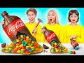 Download Lagu Tantangan Plat Besar, Sedang, dan Kecil | Siapa Yang Memenangkan Perang Memasak Super Hyper DO