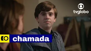 chamada - The Good Doctor: O Bom Doutor - 4ª Temporada, estreia na TV Globo (junho, 2022)