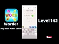 Worder Level 142 Worder Logic Word Search Level 142 Answers