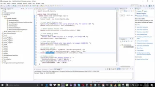 Java example Calculate a loan to know monthly payment and total payment