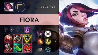 Fiora Top vs Sion - KR Master Patch 26 09