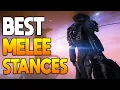 WARFRAME BEST MELEE STANCES