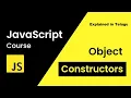 JavaScript Constructors Explained Building Objects in Depth in telugu