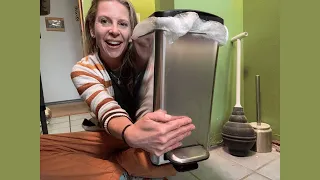 SIMPLEHUMAN 10L Slim Trash Can with Step Pedal Review