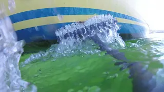 Catalina 25 Sailboat Hull Scrub Underwater