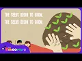 Farmer Plants the Seeds Lyric Video - The Kiboomers Preschool Songs \u0026 Nursery Rhymes