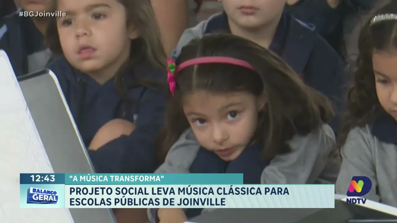 A música transforma: projeto social leva música clássica para escolas públicas de Joinville