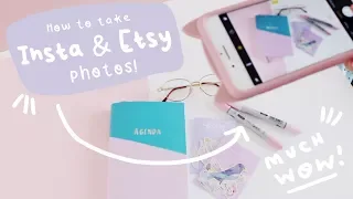 Download How to edit Instagram \u0026 Etsy Product Photos using a I-Phone!  - E-Commerce Photography Tips! MP3