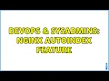 DevOps SysAdmins Nginx autoindex feature
