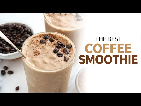 Coffee Smoothie | healthy blended coffee drink!