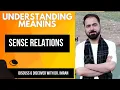 Sense Relations in Semantics Understanding Meaning in Semantics Reference Vs Sense