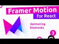 Framer Motion for React - Animating Elements