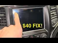 EASY FIX Jeep Cherokee Radio Screen Delamination DIY Repair