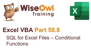 Excel VBA Introduction Part 58 8 - SQL for Excel Files