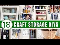 18 DOLLAR TREE CRAFT ROOM ORGANIZATION HACKS IDEAS