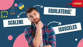 if else Check whether the triangle is equilateral scalene or isosceles Python Full Course