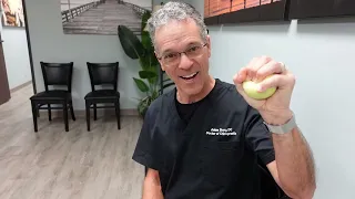 Lower BLOOD PRESSURE with a tennis ball