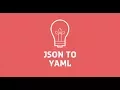 Convert JSON to YAML One-Liner