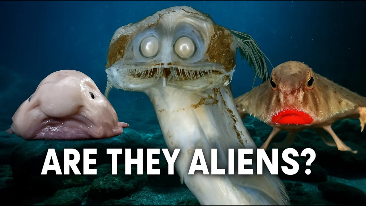 They look like aliens. But they're real. The weirdest fish in the sea.