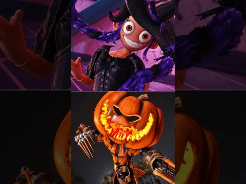 Pumpkin Prototype Vs Witch Lily in Poppy Playtime 5 Update #halloween #cute #scary #horror