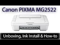 Canon Pixma MG2522 Color Inkjet Printer Also Scanner Copier Unboxing for UnboxIT