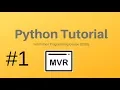 Python Tutorial for Beginners Full Python Programming Course 2019