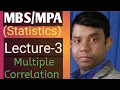 Multiple Correlation Statistics By Rambabu Yadav Sir