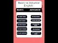 Download Lagu Basic vs Advanced English | Speak Like a Native!  #AdvancedEnglish  #LearnEnglish