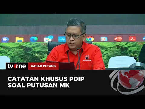 PDIP Sampaikan Sejumlah Catatan Khusus soal Putusan MK
