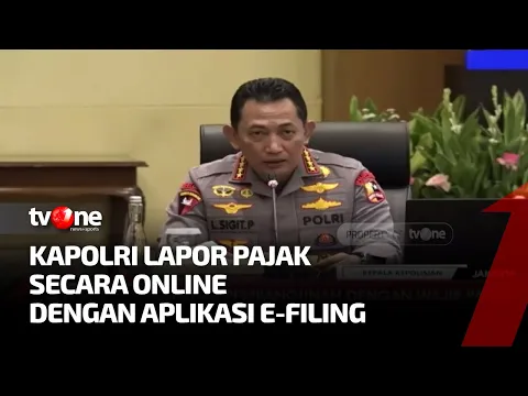 Kapolri Lapor Pajak Melalui Aplikasi E-Filing