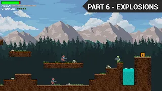PyGame Scrolling Shooter Game Beginner Tutorial in Python - PART 6 Explosions