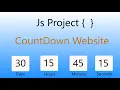 Build a Countdown Timer Website - HTML CSS JavaScript