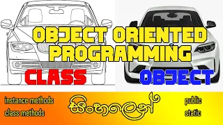 OOP Concepts Object Class Explained Sinhala