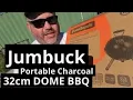 Under 20 BUNNINGS Portable Dome BBQ Charcoal Grill Smoker Unboxing