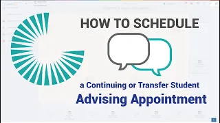 How to Schedule an Advising Appointment