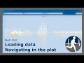 MaD GUI - Loading data and navigating in the plot