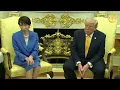 President Trump refers to Japan's attack on Pearl Harbor after Japanese reporter asks him a question